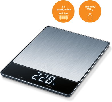 Produktabbildung Beurer KS34 XL edelstahl/cleansteel