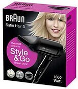 Braun Satin Hair 3 HD350 Style&Go - klappbar