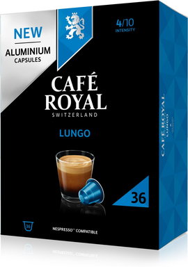 Produktabbildung Caf&eacute; Royal 10165289 Lungo XL Box 36 Kapseln