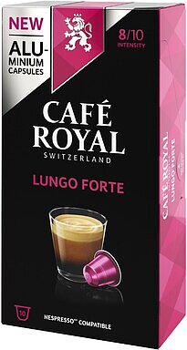 Produktabbildung Café Royal 10168936 Lungo Forte 10 Kapseln