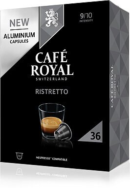 Produktabbildung Café Royal 10172798 Ristretto XL Box 36 Kapseln