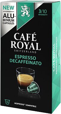 Produktabbildung Café Royal 10174644 Espresso Decaffeinato 10 Kapseln