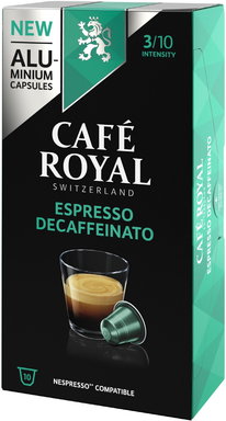 Produktabbildung Caf&eacute; Royal 10174644 Espresso Decaffeinato 10 Kapseln