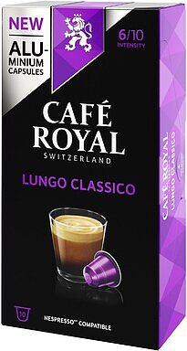 Produktabbildung Café Royal 10174757 Lungo Classico 10 Kapseln