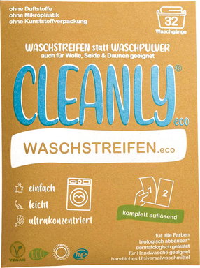 Produktabbildung Cleanly Cleanly eco Waschstreifen (16 Doppelstreifen)
