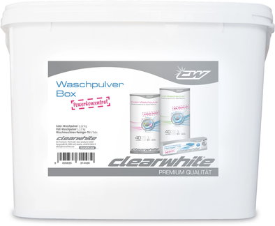 Produktabbildung Clearwhite CW35061 Waschmittel-Starterbox Pulver - Set