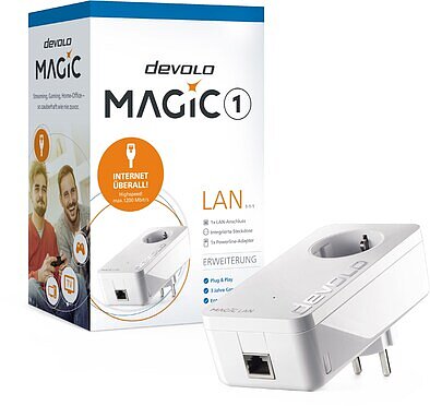 Produktabbildung Devolo Magic 1 LAN Erweiterung 1-1-1