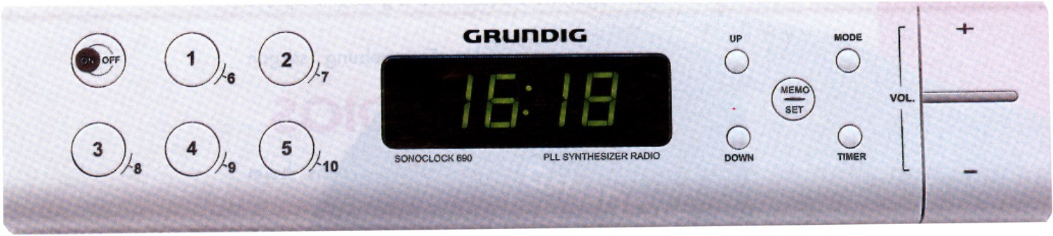 Sonoclock 690 wei&szlig;