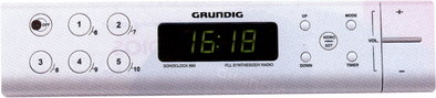Produktabbildung Grundig Sonoclock 690 wei&szlig;