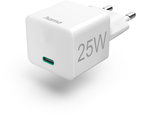 Hama 201652 Mini-Schnellladegerät USB-C (25W) weiß