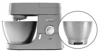 SET KVC3100S Chef silber + KAT300SS Edelstahlsch&uuml;ssel