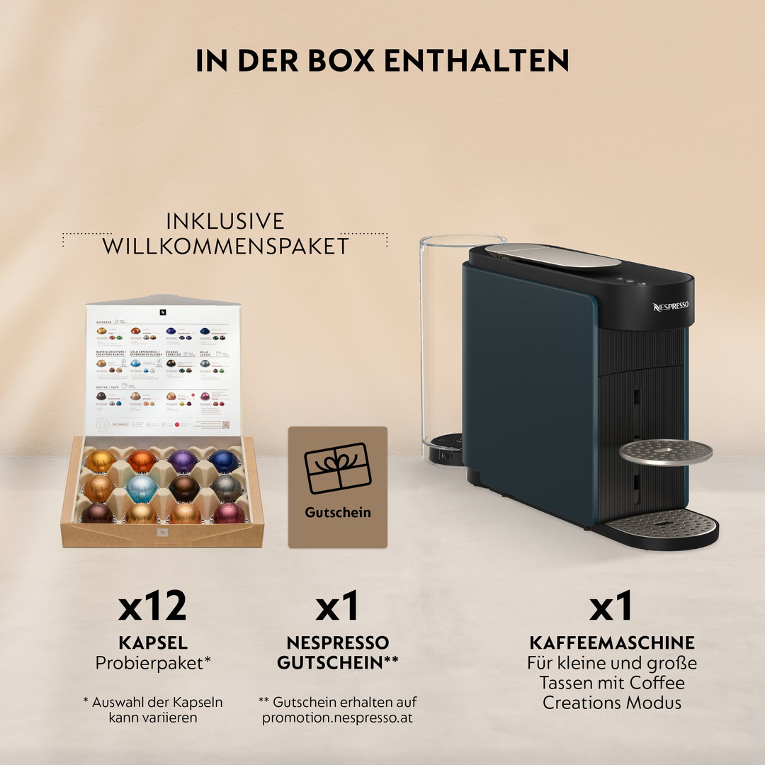 XN9404F0 Nespresso Vertuo Up ocean blue