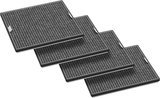 Miele DKF 17-P Aktivkohlefilter 4 x DKF 12-P