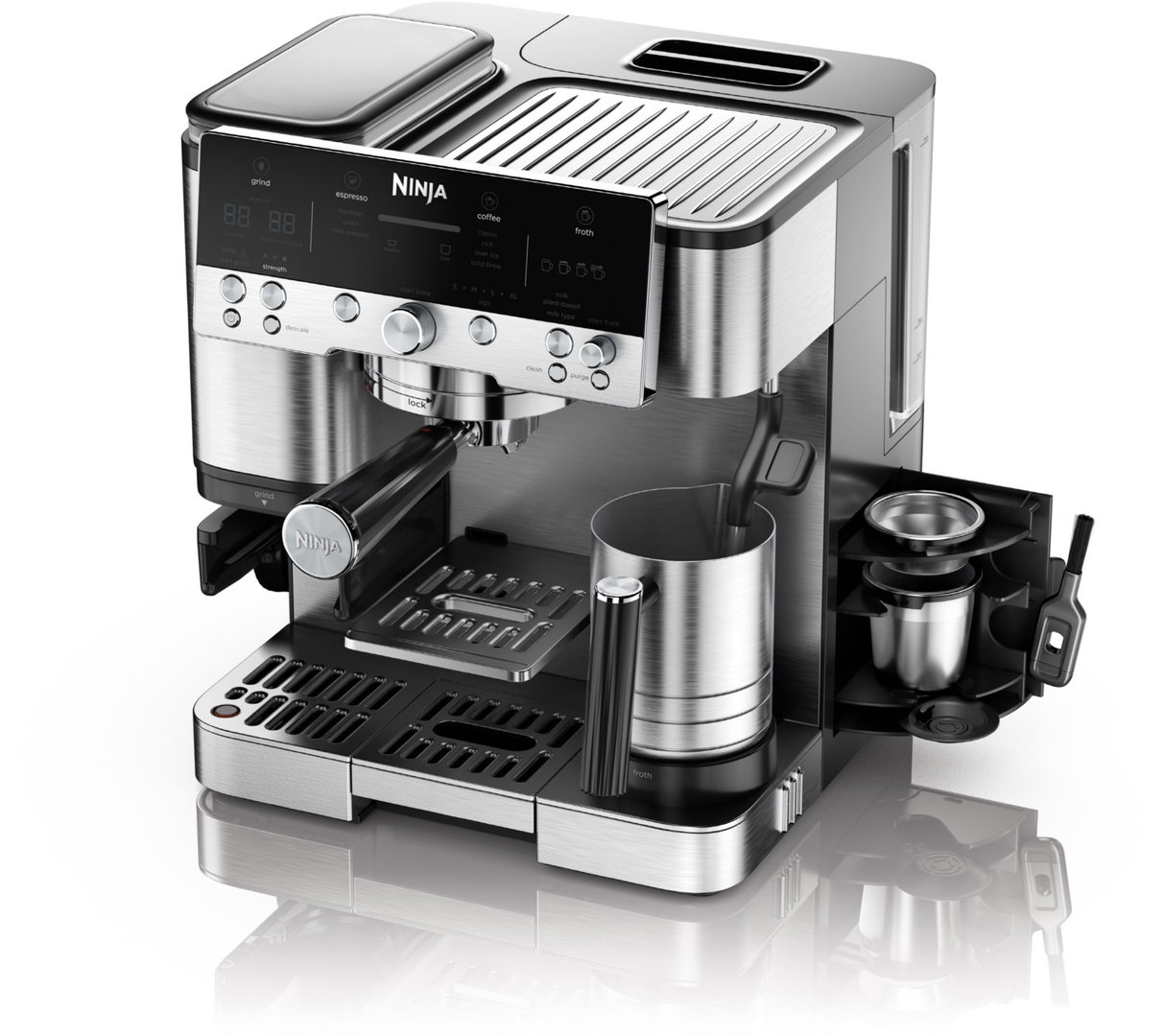 ES601EU schwarz/edelstahl