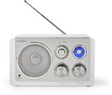 Nedis RDFM5110WT Heimradio silber/wei&szlig;