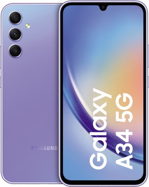 Produktabbildung Samsung Galaxy A34 5G (128GB) awesome violet