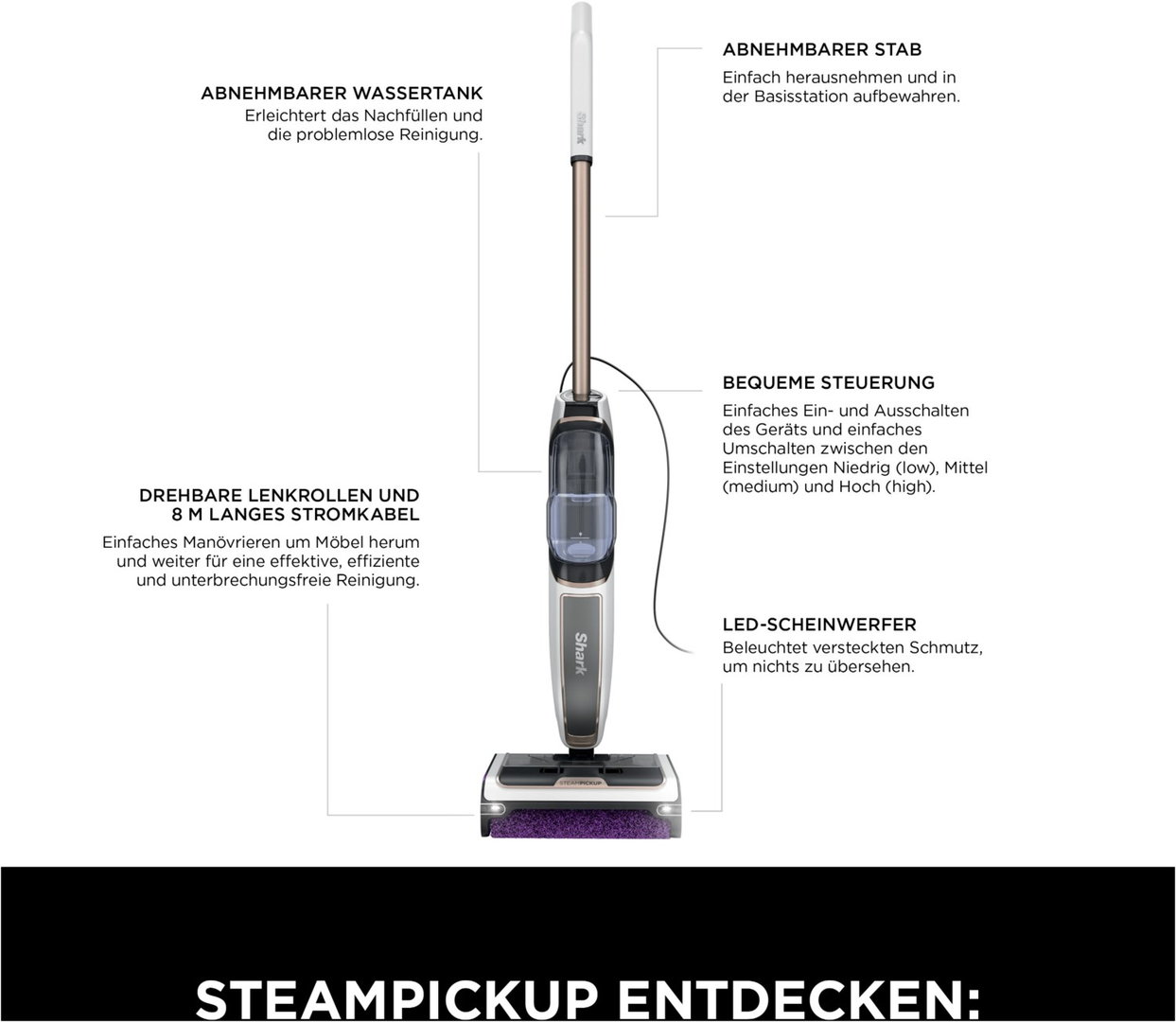 SD200EU SteamPickUp wei&szlig;