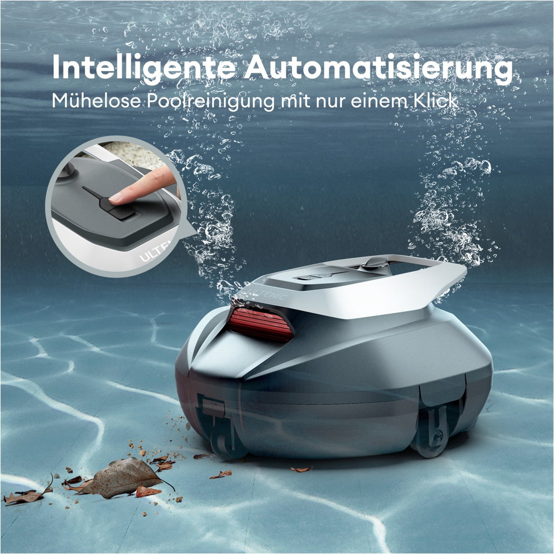 Pooleco 10 Pool-Reinigungsroboter grau
