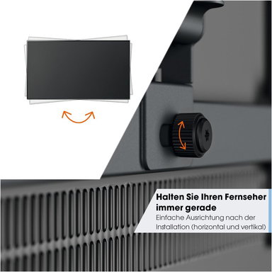 TVM 3465 Full-Motion+ 32-65" schwarz
