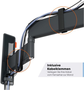 TVM 3465 Full-Motion+ 32-65" schwarz