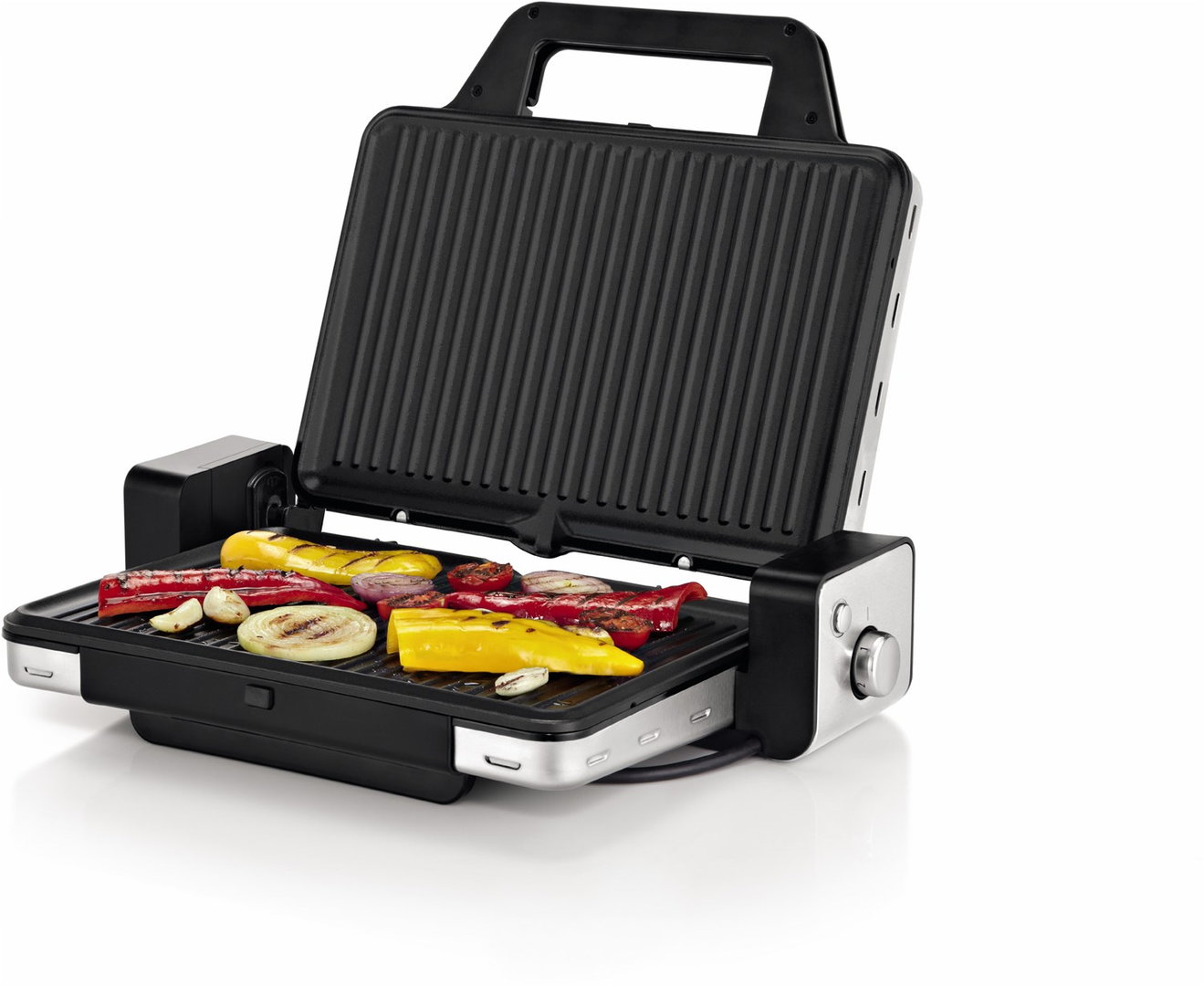 LONO Kontaktgrill 2-in-1 cromargan matt