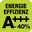 Energieeffizienzklasse A+++ -40%