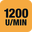 1200 U/Min