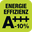Energieeffiziensklasse A+++ -10%