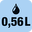 0,56 Liter