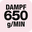 650 g/MIN Dampf