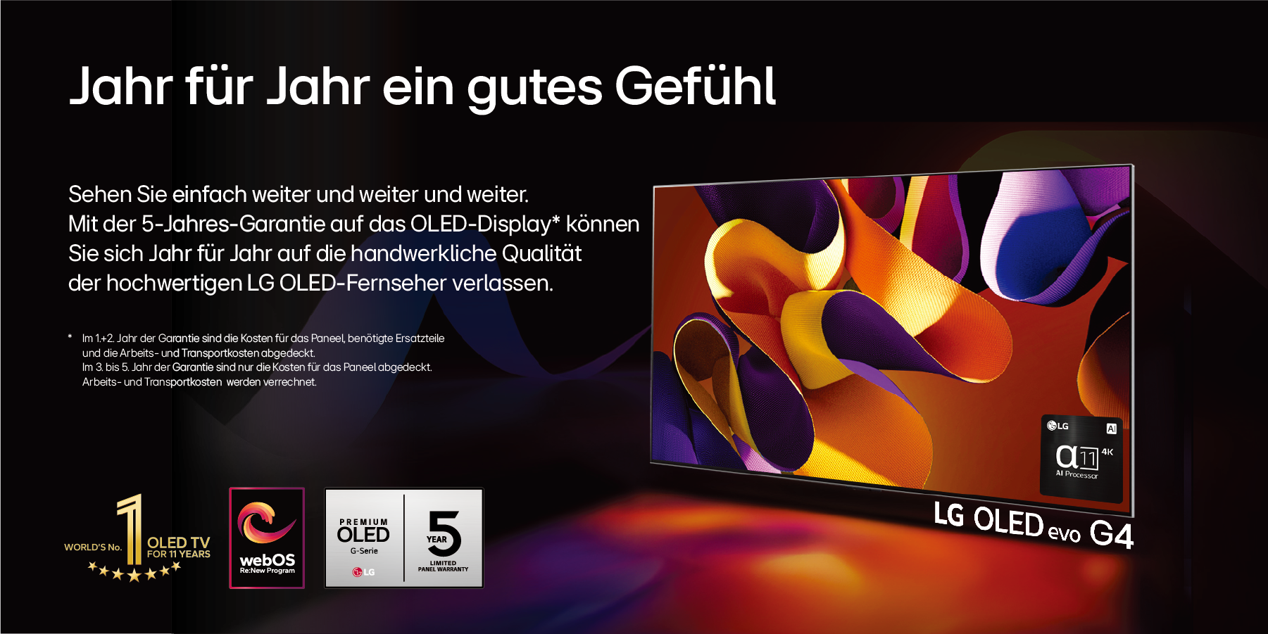 LG 5 Jahre Garantie