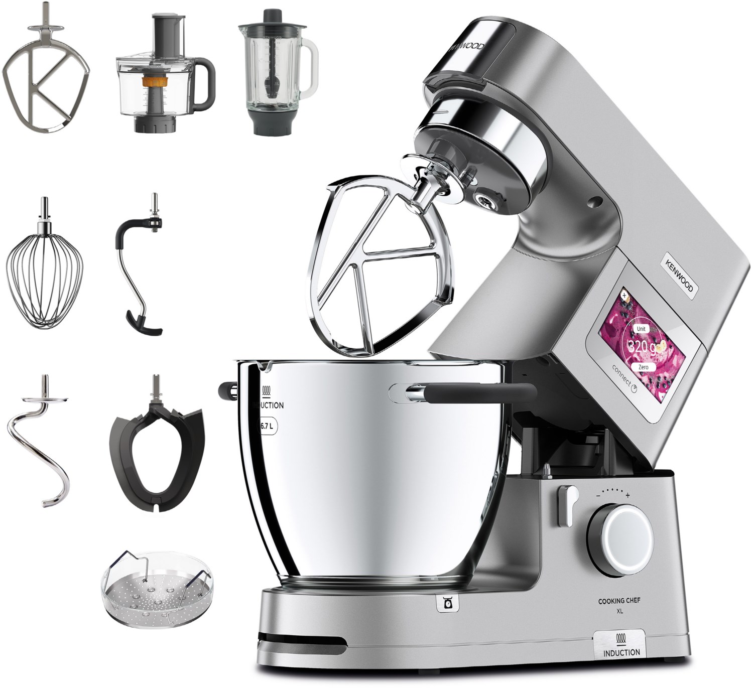 Kenwood KCL95.424SI Cooking Chef XL silber