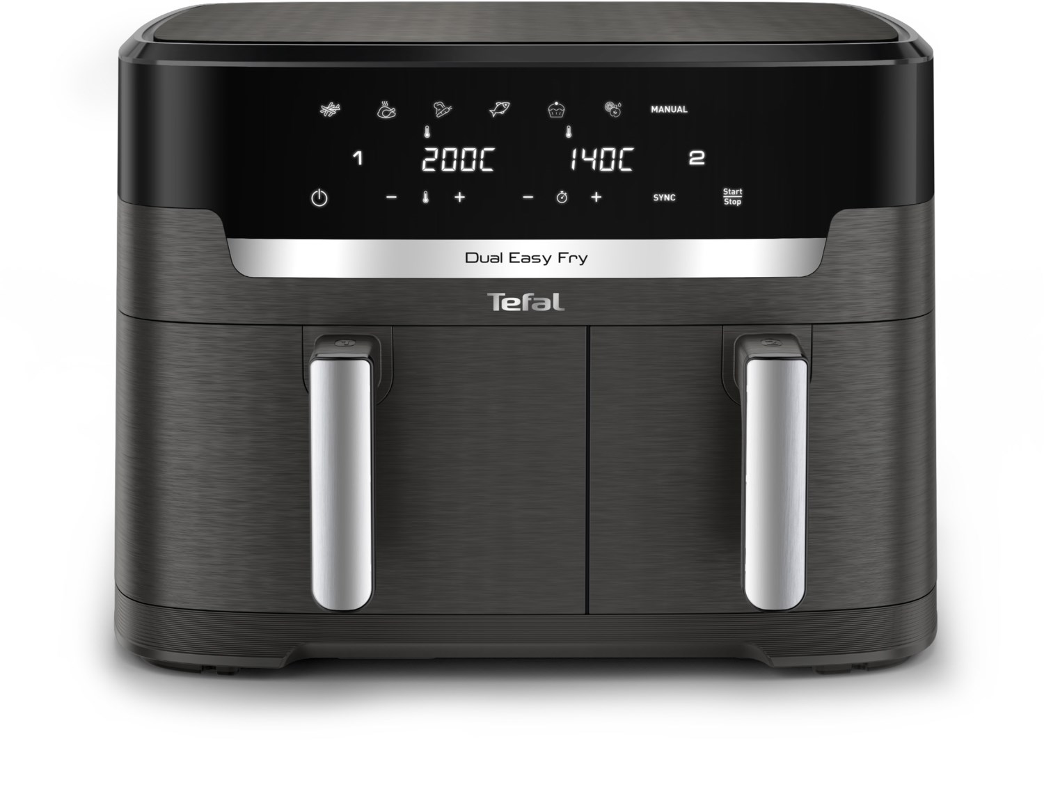 Tefal EY942H Dual Easy Fry XXL dunkelgrau