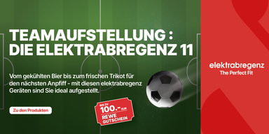 Elektrabregenz - bis zu 100€ REWE Gutschein