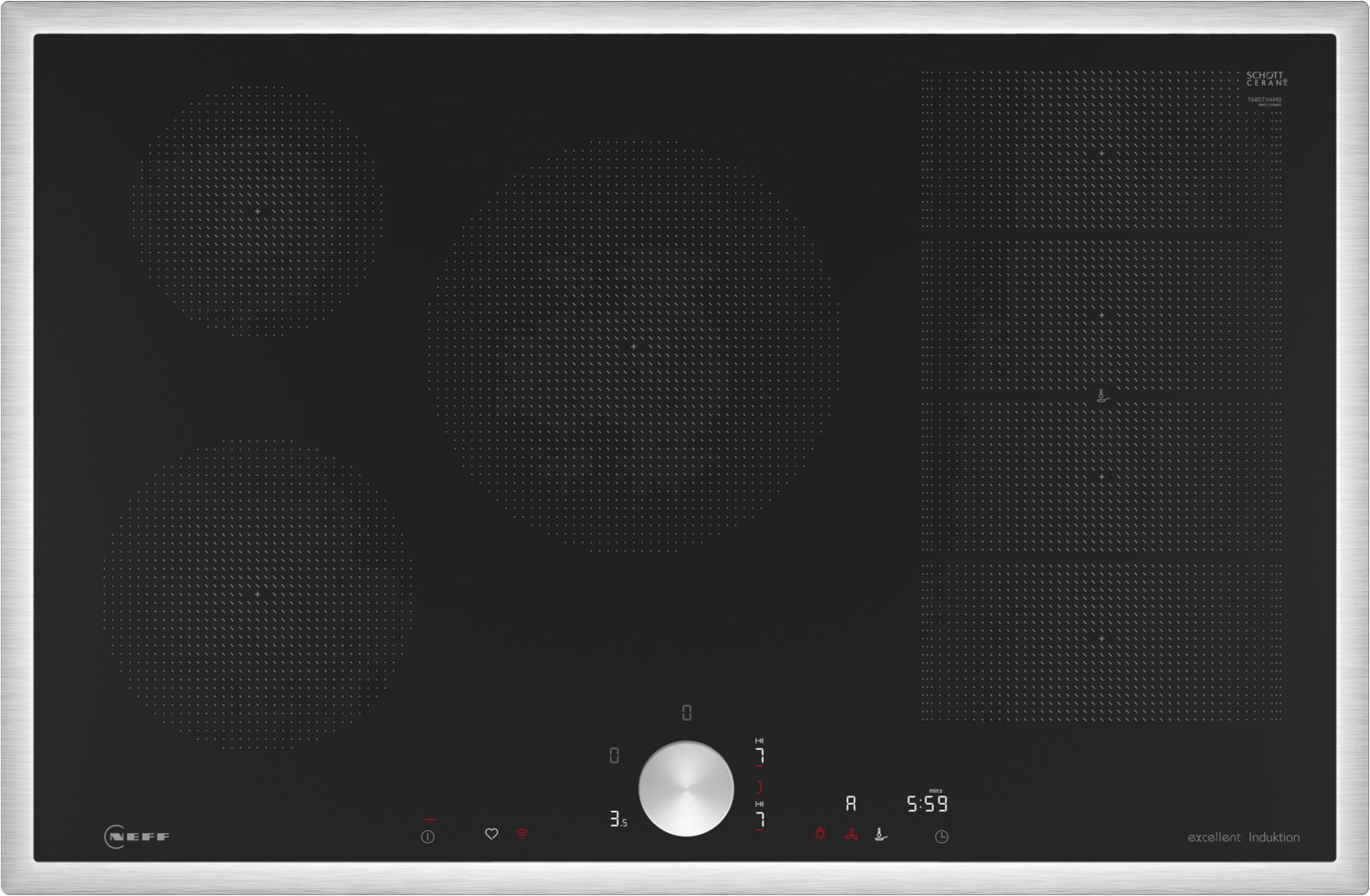 Neff T68STV4M0 schwarz