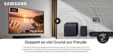 Samsung - Double Cashback bis zu €3000,-