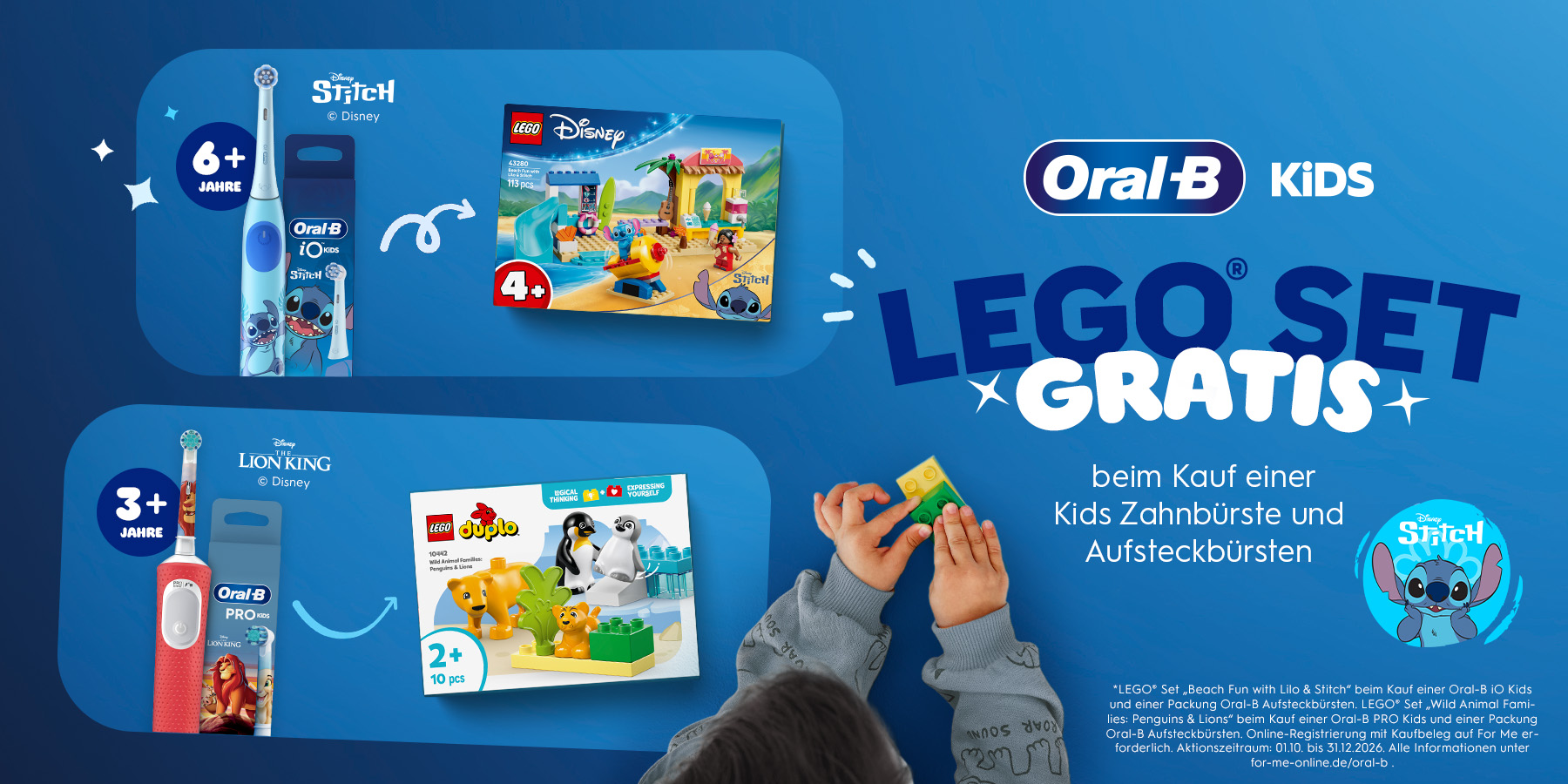 Oral-B Kids - Lego®-Set gratis