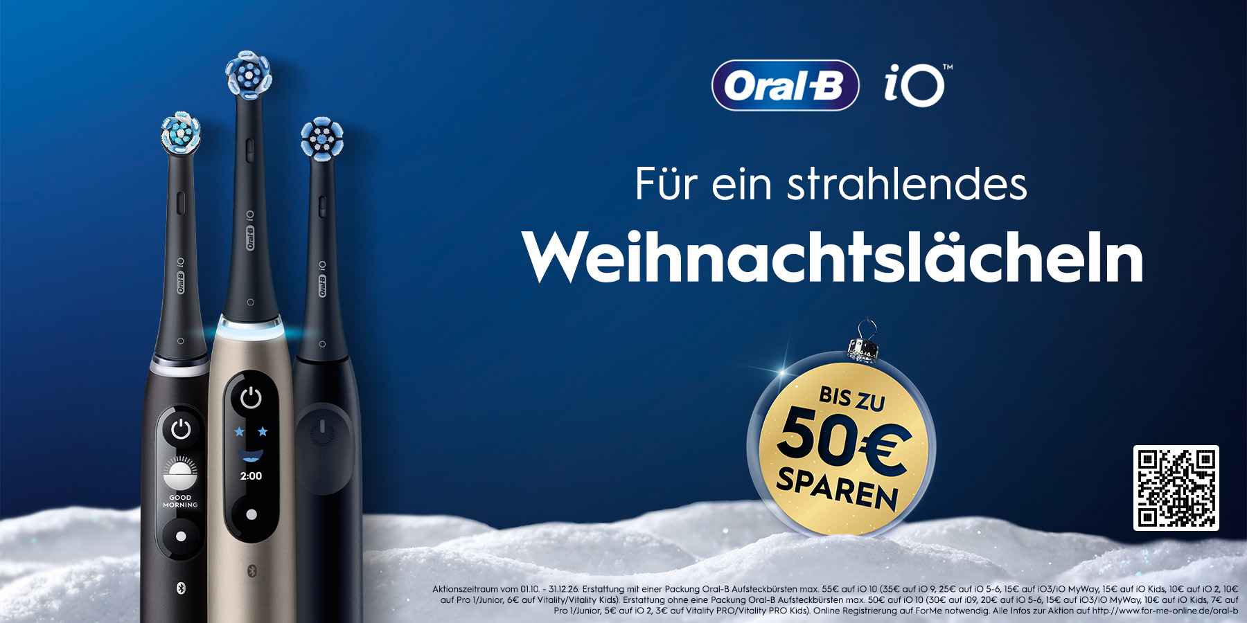 Oral-B iO Cashback bis zu 50 &euro;